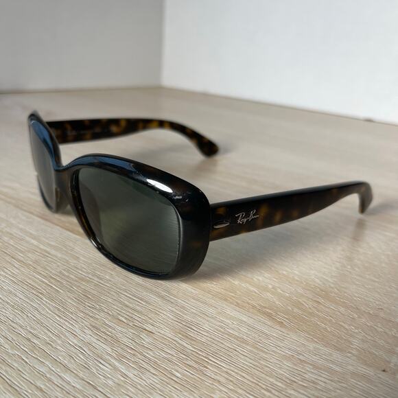 Ray-Ban JACKIE OHH RB4101 710 Cat Eye Tortoise Shell Italy FRAMES ONLY - Picture 3 of 9